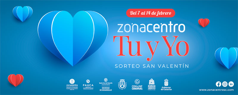 Bases del sorteo de la campaña Zona Centro Tu y Yo realizada por San Valentín